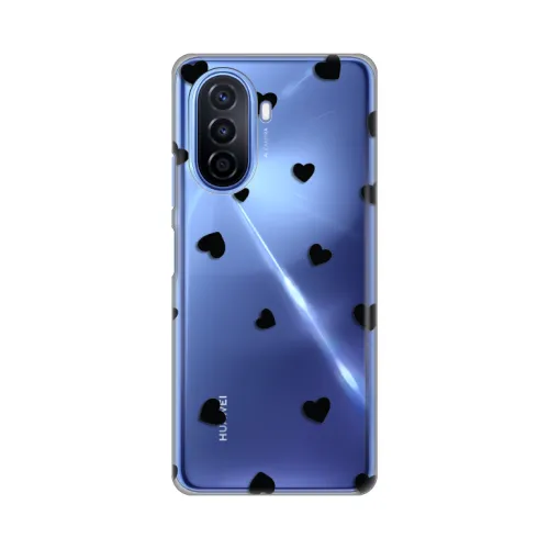 Silikonska futrola - maska print Skin za Huawei Nova Y70/Nova Y70 Plus Hearts.