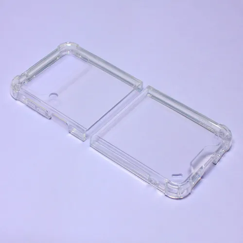 Futrola - maska Transparent Ice Cube za Samsung F721B Galaxy Z Flip 4.