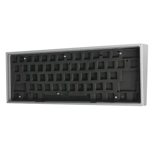 Aluminijumsko kuciste za Tastatura Mehanicka Gaming Fantech MK857 RGB Maxfit61 srebrno.