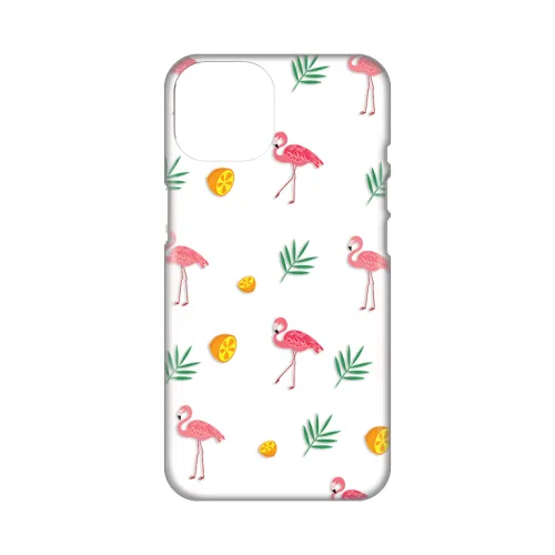 Silikonska futrola - maska print Skin za iPhone 14 6.1 Flamingos.