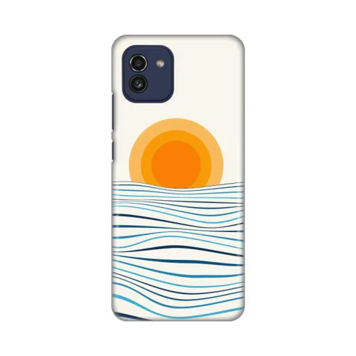 Silikonska futrola - maska print za Samsung A035 Galaxy A03 Sunset.