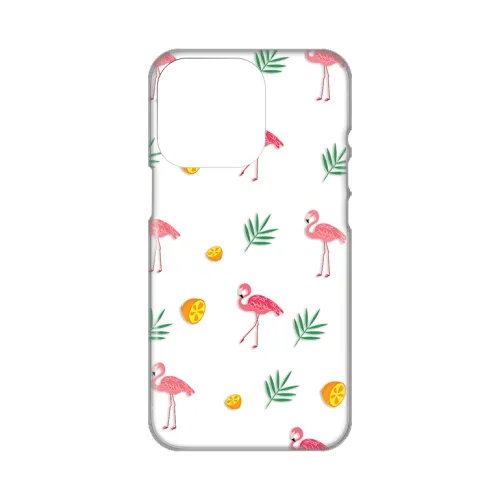 Silikonska futrola - maska print Skin za iPhone 14 Pro 6.1 Flamingos.