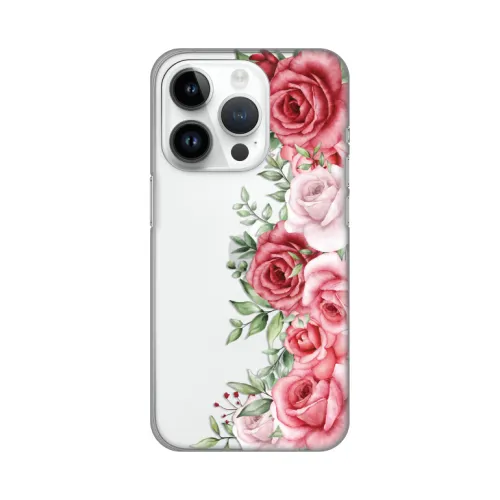 Silikonska futrola - maska print Skin za iPhone 14 Pro 6.1 Wild Roses.