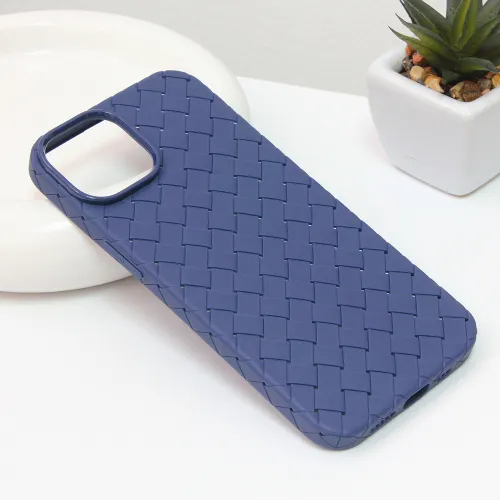 Futrola - maska Weave case za iPhone 14 6.1 plava.