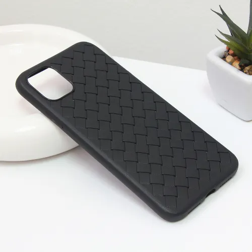 Futrola - maska Weave case za iPhone 11 6.1 crna.
