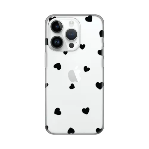 Silikonska futrola - maska print Skin za iPhone 14 Pro 6.1 Hearts.