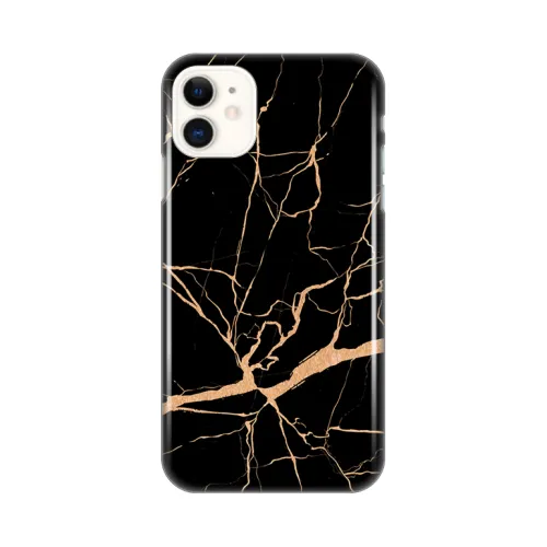 Silikonska futrola - maska print za iPhone 11 6.1 All Black.