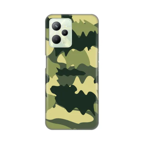 Silikonska futrola - maska print Skin za Realme C35 Army.