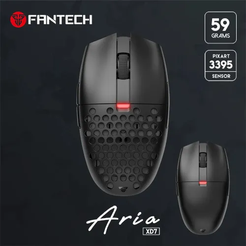 Mis Wireless Gaming Fantech XD7 Aria crni.