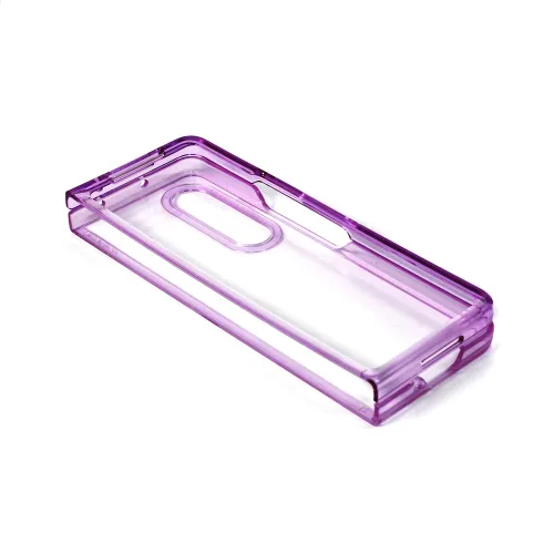 Futrola - maska Clear TPU za Samsung F936B Samsung F936 Galaxy Z Fold 4 ljubicasta.