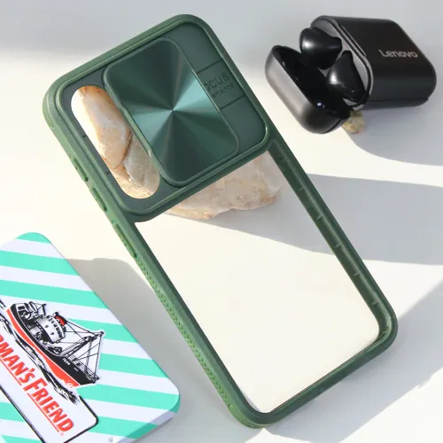Futrola - maska CamShield za Samsung S916B Galaxy S23 Plus zelena.