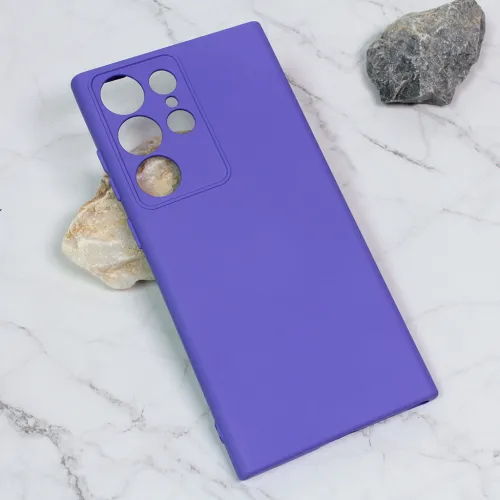 Futrola - maska Nano Silikon za Samsung Galaxy S23 Ultra ljubicasta.