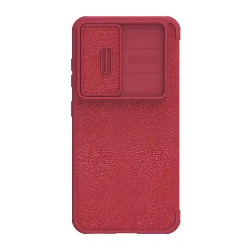 Futrola - maska Nillkin Qin Pro Leather za Samsung S911B Galaxy S23 crvena.