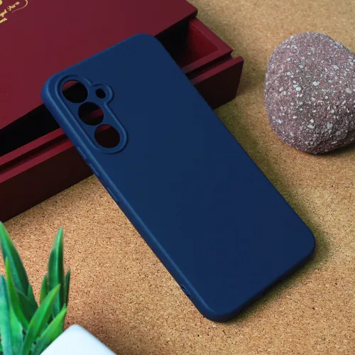 Futrola - maska Teracell Giulietta za Samsung A546B Galaxy A54 5G mat tamno plava.
