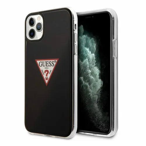 Futrola - maska Guess Hc PC/TPU Triangle Logo za iPhone 11 Pro 5.8 crna (GUHCN58PCUCTLBK).