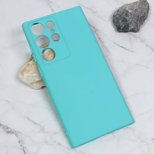 Futrola - maska Nano Silikon za Samsung Galaxy S23 Ultra mint.