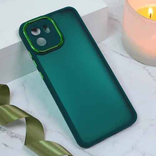 Futrola - maska Shining Camera za Xiaomi Redmi A1/Redmi A2 tamno zelena.