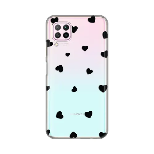 Silikonska futrola - maska print Skin za Huawei P40 Lite/Nova 6 SE Hearts.