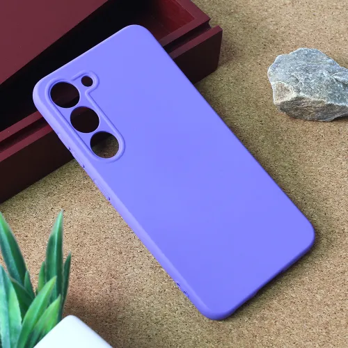 Futrola - maska Teracell Giulietta za Samsung S911B Galaxy S23 mat ljubicasta.