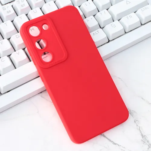 Futrola - maska Silikon Pro Camera za Samsung S916 Galaxy S23 Plus crvena.