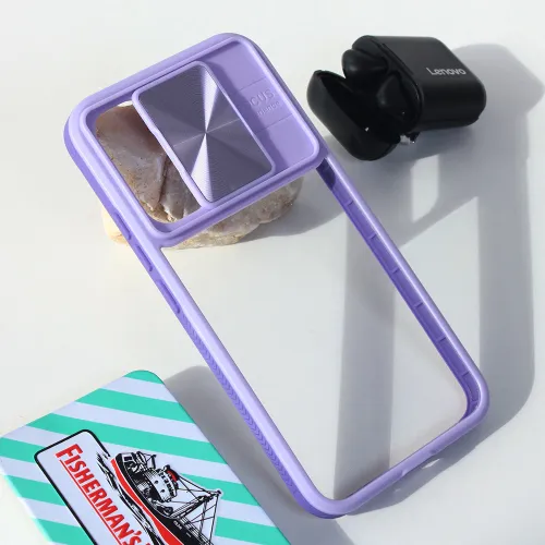 Futrola - maska CamShield za Samsung Galaxy A34 5G 5G ljubicasta.