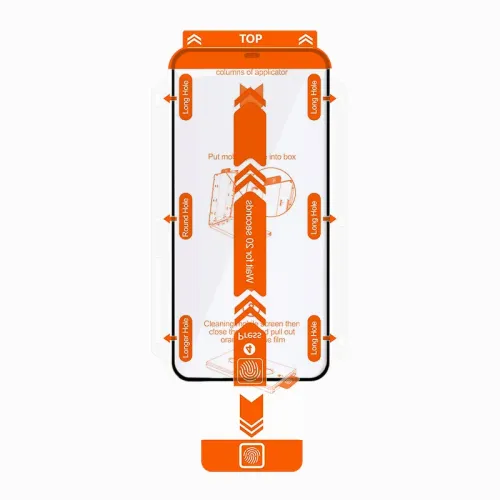 Zaštino staklo (glass) 2.5D dust free za iPhone XR/11 6.1 crni.