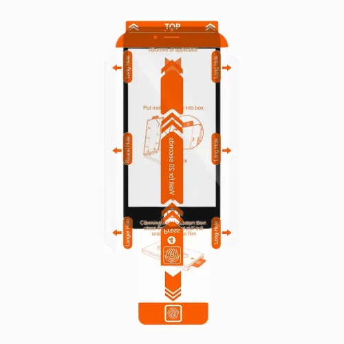Zaštino staklo (glass) 2.5D dust free za iPhone 7/8/SE crni.