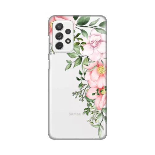Silikonska futrola - maska print Skin za Samsung A725F/A726B Galaxy A72 4G/5G (EU) Gentle Rose Pattern.