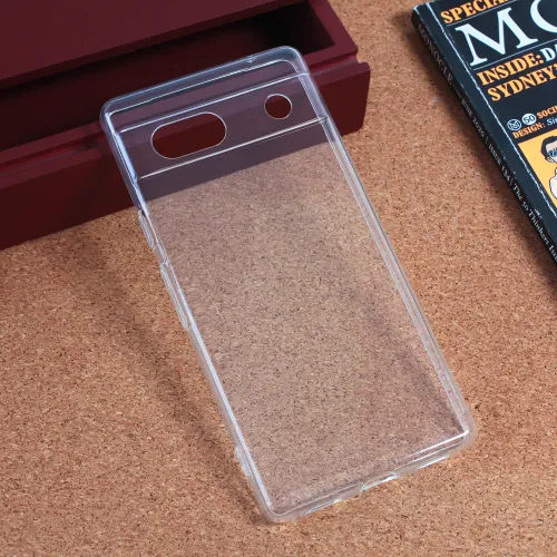 Silikonska futrola - maska Ultra Thin za Google Pixel 7A Transparent.