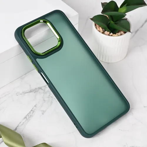 Futrola - maska Shining Camera za Huawei Honor X8a tamno zelena.