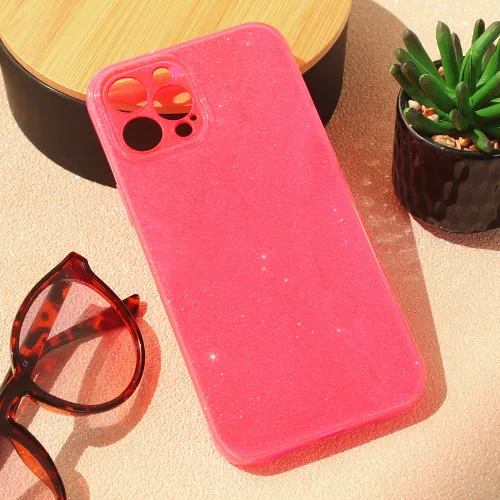Futrola - maska Sparkle Dust za iPhone 12 Pro Max 6.7 pink.