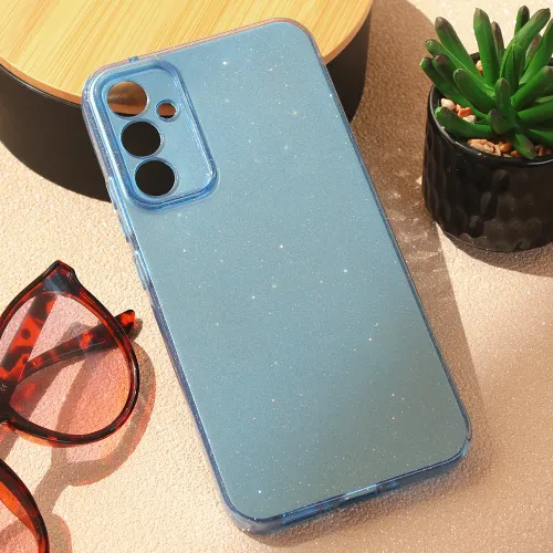 Futrola - maska Sparkle Dust za Samsung Galaxy A34 5G 5G plava.