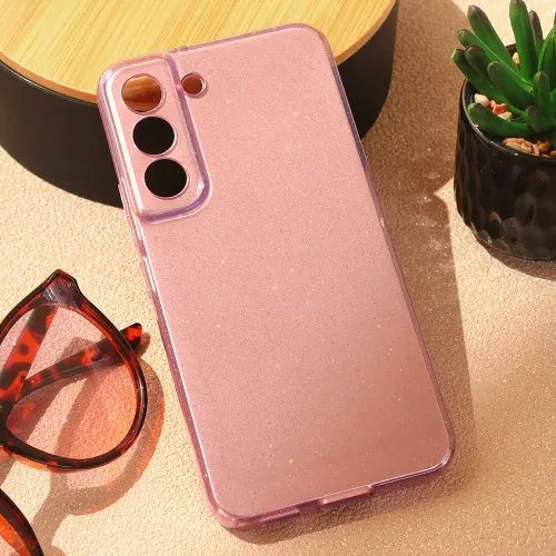 Futrola - maska Sparkle Dust za Samsung Galaxy S22 5G ljubicasta.