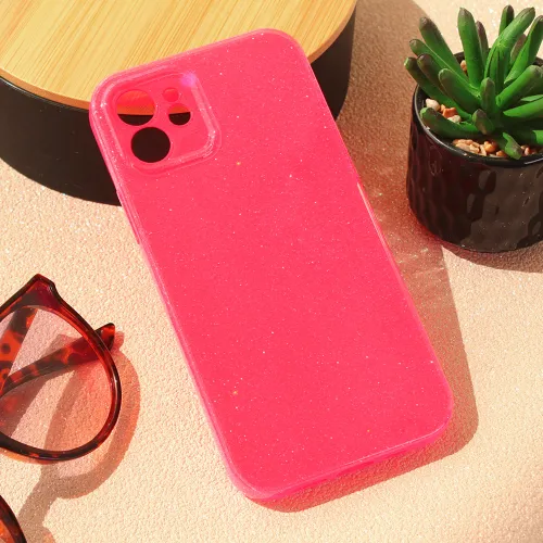 Futrola - maska Sparkle Dust za iPhone 12 6.1 pink.