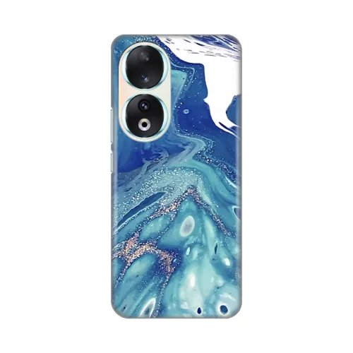 Silikonska futrola - maska print za Huawei Honor 90 Blue Marble.