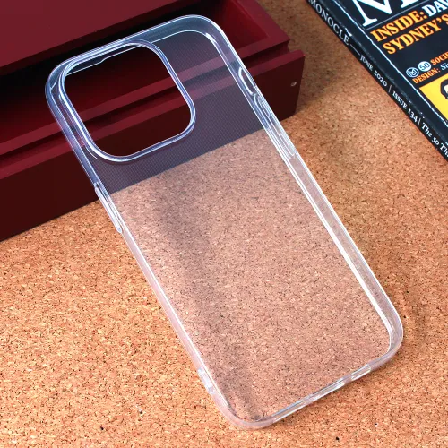Silikonska futrola - maska Ultra Thin za iPhone 15 Pro 6.1 Transparent.