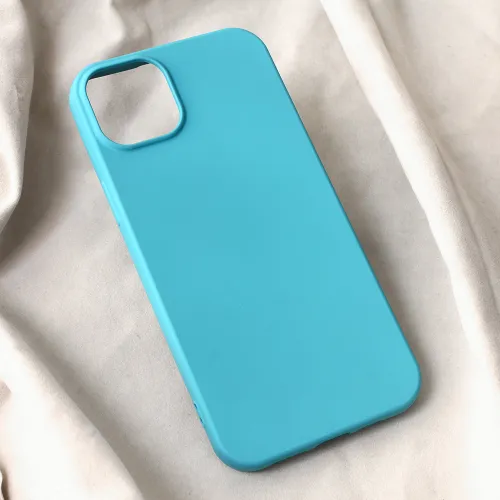 Futrola - maska Teracell Soft Velvet za iPhone 15 Plus 6.7 mint.