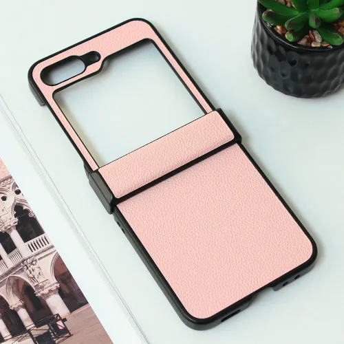 Futrola - maska Hanman Canvas Original za Samsung F731B Galaxy Z Flip 5 roze.