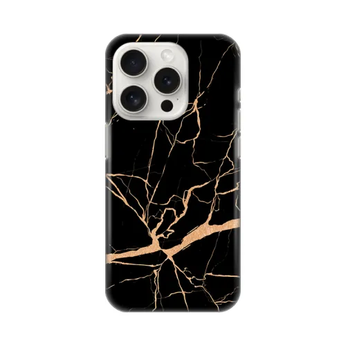Silikonska futrola - maska print za iPhone 15 Pro 6.1 All Black.