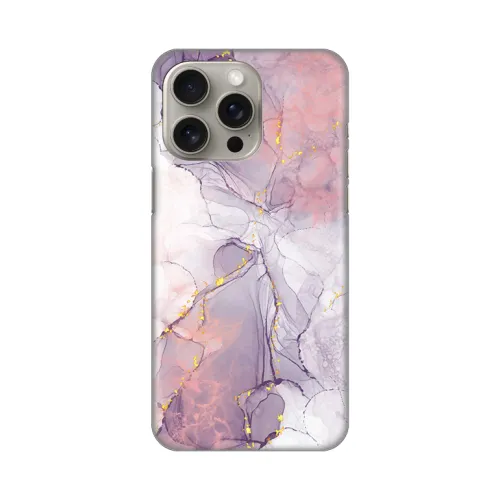 Silikonska futrola - maska print za iPhone 15 Pro Max 6.7 Pink Marble.