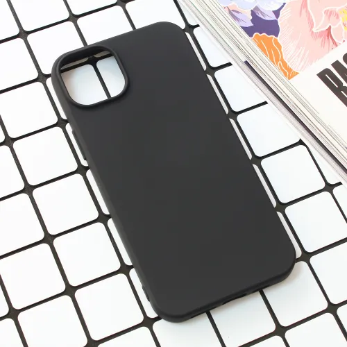 Futrola - maska Nano Silikon za iPhone 15 Plus 6.7 crna.