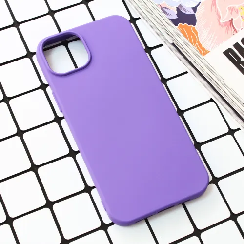 Futrola - maska Nano Silikon za iPhone 15 Plus 6.7 ljubicasta.