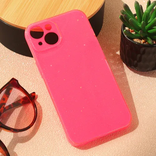 Futrola - maska Sparkle Dust za iPhone 15 6.1 pink.