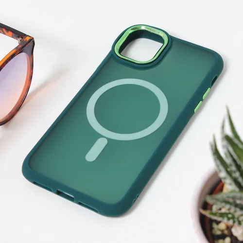 Futrola - maska Magsafe colorful za iPhone 11 6.1 tamno zelena.