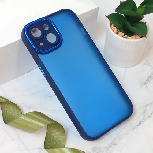 Futrola - maska Shining Camera za iPhone 15 6.1 plava.