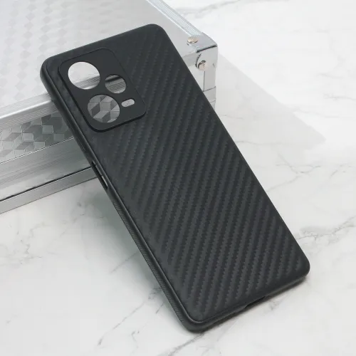 Futrola - maska Carbon fiber za Xiaomi Redmi Note 12 Pro Plus (EU) crna.