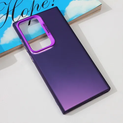 Futrola - maska Clear za Samsung S911B Galaxy S23 ljubicasta.