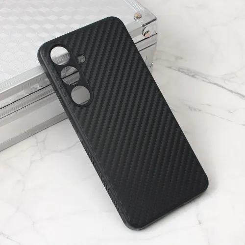 Futrola - maska Carbon fiber za Samsung S921B Galaxy S24 crna.