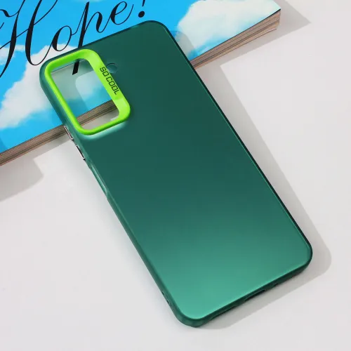 Futrola - maska Clear za Xiaomi Redmi 13C zelena.