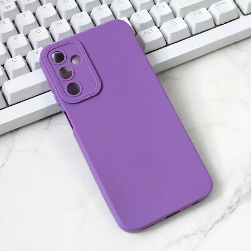 Futrola - maska Silikon Pro Camera za Samsung A156 Galaxy A15 5G ljubicasta.